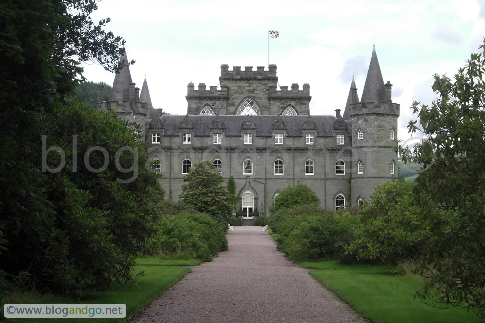 Front of Inverary Castle